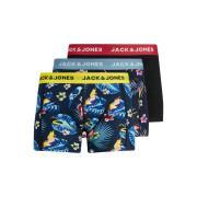 Set of 3 boxers Jack & Jones Flower Bird