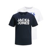 Set of 2 children's t-shirts Jack & Jones corp logo