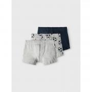 Set of 3 boys' boxers Name it Football Tights