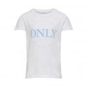 Girl's T-shirt Only kids manches courtes Logo life