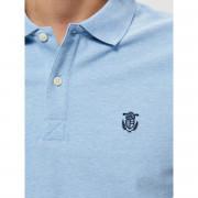 Short sleeve polo shirt Selected Aro embroidery
