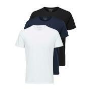 Lots of 3 t-shirts Selected manches courtes Col rond Newpima