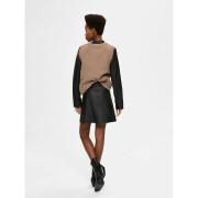 Leather skirt for women Selected Ibi