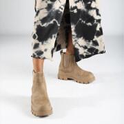 Women's boots Buffalo Aspha Chelsea Warm - Vegan Nubuck/Fur
