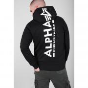 Sweat hooded Alpha Industries Back Print