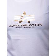 Women's T-shirt Alpha Industries New Basic Foil Print