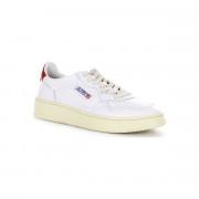 Sneakers Autry Medalist LL21 Leather White/Red