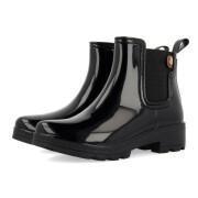 Women's boots Gioseppo brillantes noires