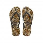 Women's flip-flops Havaianas Slim Leopard