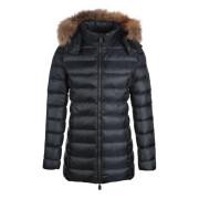 Women's hooded jacket Jott Perle Mi-long Basic