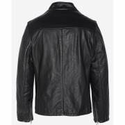 Aged leather motorcycle jacket Schott USA