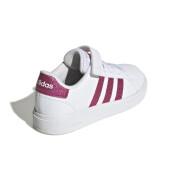 Sneakers with elastic laces and top strap large short child adidas