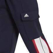 Women's fine stripe fleece cargo pants adidas Essentials
