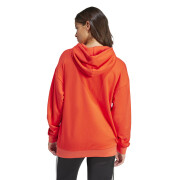 Women's french terry hooded sweatshirt adidas