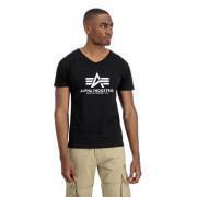 Short sleeve T-shirt Alpha Industries Basic V-Neck