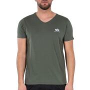 V-neck T-shirt Alpha Industries Basic Small Logo