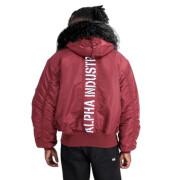 Customized hooded bomber Alpha Industries 45P