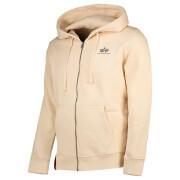 Sweatshirt zipped hoodie Alpha Industries Basic SL