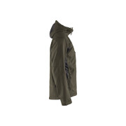 Hooded waterproof jacket Blaklader