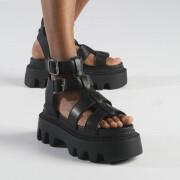 Platform sandals for women Buffalo Flora Fisher