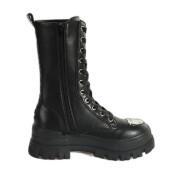 Nappa vegan boots for women Buffalo Aspha Steel Hi