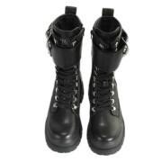 Nappa vegan boots for women Buffalo Aspha Com Steel Hi