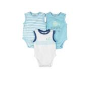 Set of 3 baby bodysuits Charanga Milds
