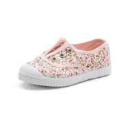 Elastic baby sneakers with flowers Cienta Ingles Tintado
