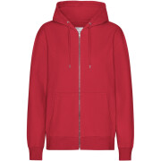 Zip-up hoodie Colorful Standard Classic Organic Scarlet Red