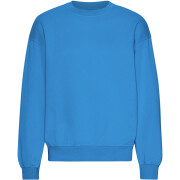 Oversized round-neck sweatshirt Colorful Standard Organic Pacific Blue