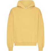 Oversized hooded sweatshirt Colorful Standard Organic Lemon Yellow