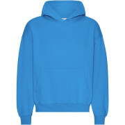 Oversized hooded sweatshirt Colorful Standard Organic Pacific Blue