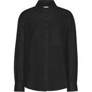 Women's oversize shirt Colorful Standard Organic Deep Black