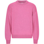 Oversized round-neck sweater Colorful Standard Bubblegum Pink