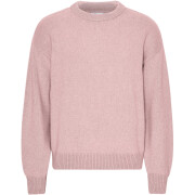 Oversized round-neck sweater Colorful Standard Faded Pink
