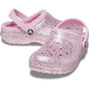 Sequined baby clogs Crocs Classic T