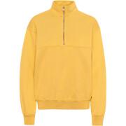 Sweatshirt 1/4 zip Colorful Standard Organic burned yellow