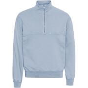 Sweatshirt 1/4 zip Colorful Standard Organic powder blue