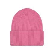 Woolen hat Colorful Standard Merino bubblegum pink
