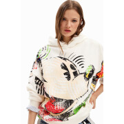 Sweatshirt woman Desigual Mickey Cubist