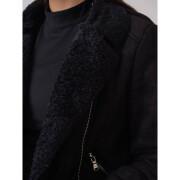 Suede perfecto jacket with imitation sheepskin lining Project X Paris