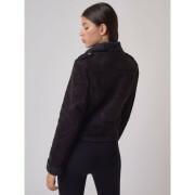 Suede perfecto jacket with imitation sheepskin lining Project X Paris