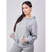 Basic hoodie with embroidered logo for women Project X Paris