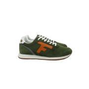 Woven synthetic suede sneakers Faguo Elm