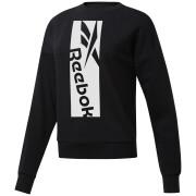Women's sweatshirt Reebok Workout Ready Big Logo Cover-Up