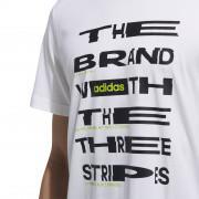 T-shirt adidas Distorted Font