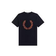 T-shirt Fred Perry Flock laurel wreath