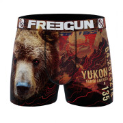 Children's recycled polyester boxer shorts Freegun Animals Savage (x4)
