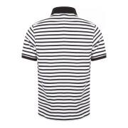 Striped jersey polo Front Row