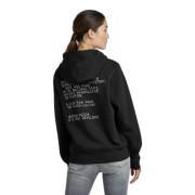 Women's hooded sweatshirt G-Star Back Text